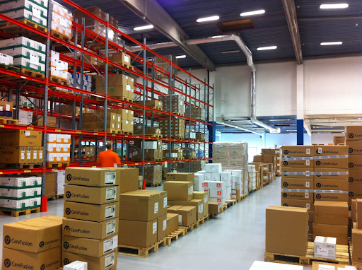 Goods in a warehouse