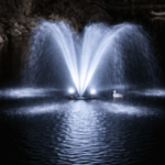 Pond fountains floating